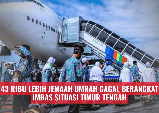 43 Ribu Lebih Jemaah Umrah Gagal Berangkat Imbas Situasi Timur Tengah