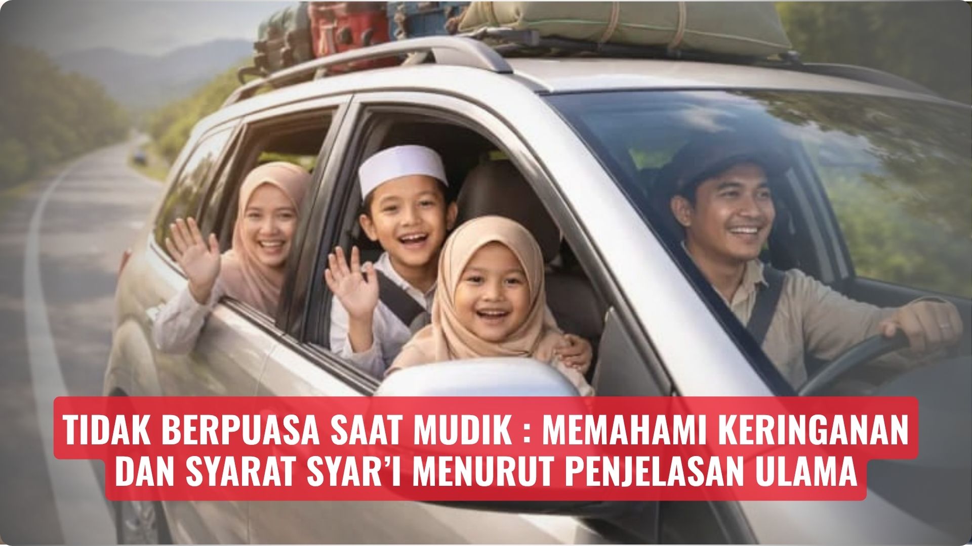 Tidak Berpuasa Saat Mudik: Memahami Keringanan dan Syarat Syar’i Menurut Penjelasan Ulama