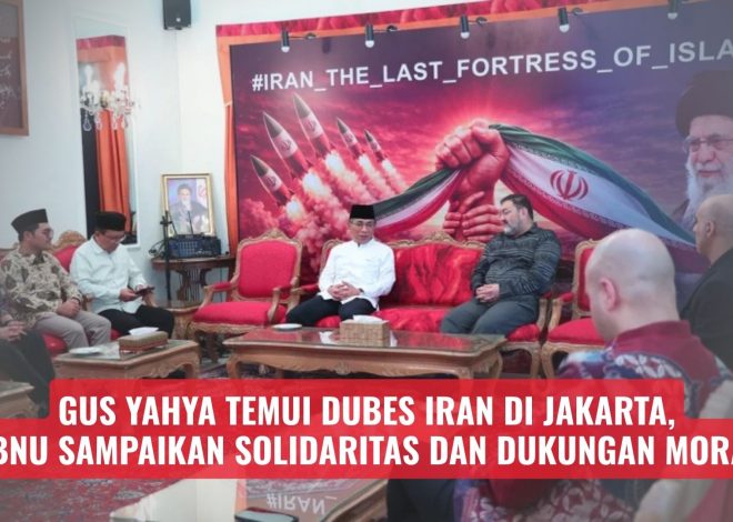 Gus Yahya Temui Dubes Iran di Jakarta, PBNU Sampaikan Solidaritas dan Dukungan Moral