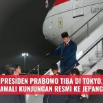 Presiden Prabowo Tiba di Tokyo, Awali Kunjungan Resmi ke Jepang.