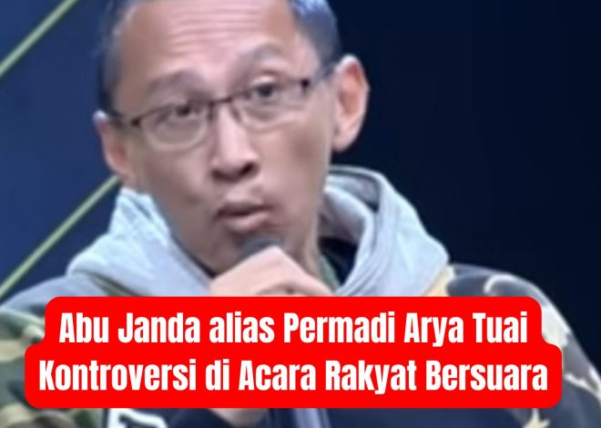 Abu Janda alias Permadi Arya Tuai Kontroversi di Acara Rakyat Bersuara