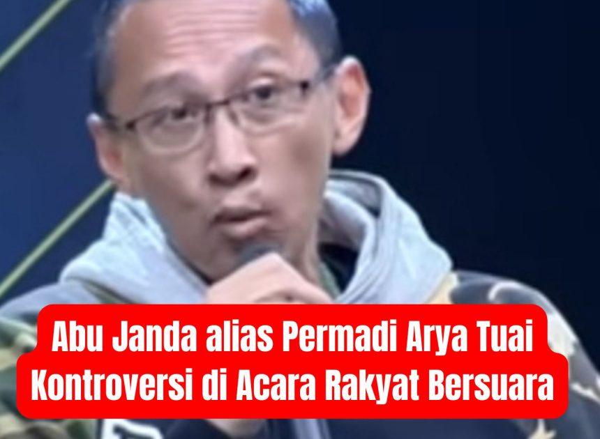 Abu Janda alias Permadi Arya Tuai Kontroversi di Acara Rakyat Bersuara