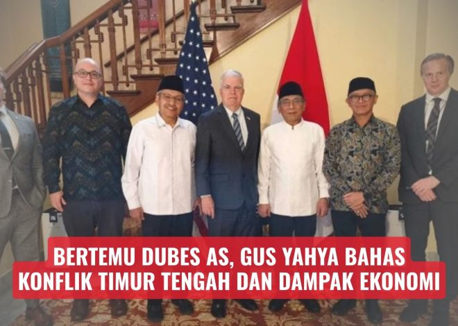 Bertemu Dubes AS, Gus Yahya Bahas Konflik Timur Tengah dan Dampak Ekonomi