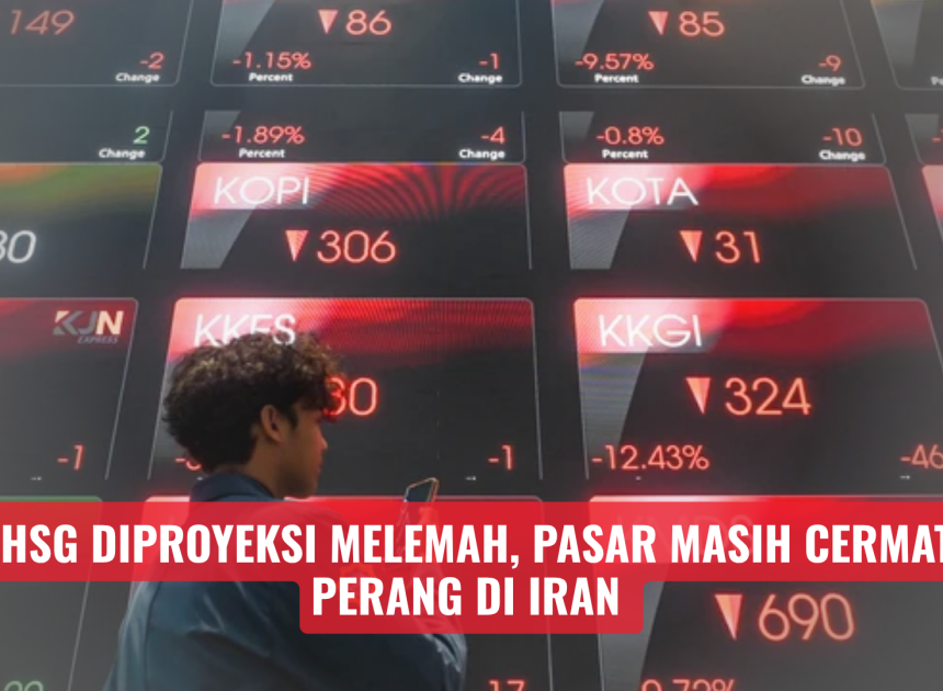 IHSG Diproyeksi Melemah, Pasar Masih Cermati Perang di Iran