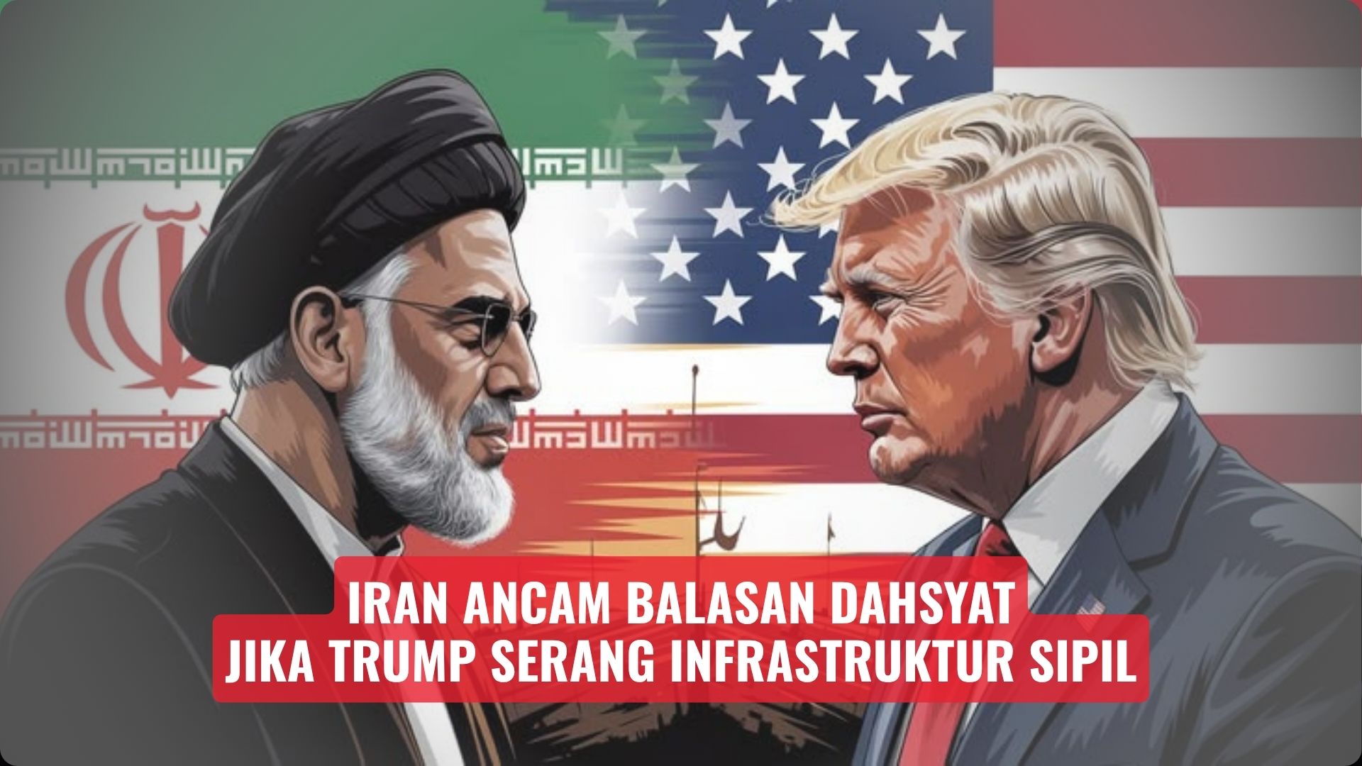 Iran Ancam Balasan Dahsyat Jika Trump Serang Infrastruktur Sipil
