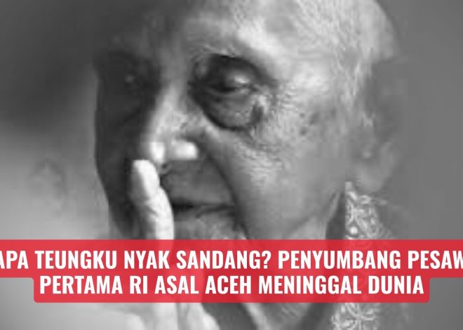 Siapa Teungku Nyak Sandang? Penyumbang Pesawat Pertama RI Asal Aceh Meninggal Dunia