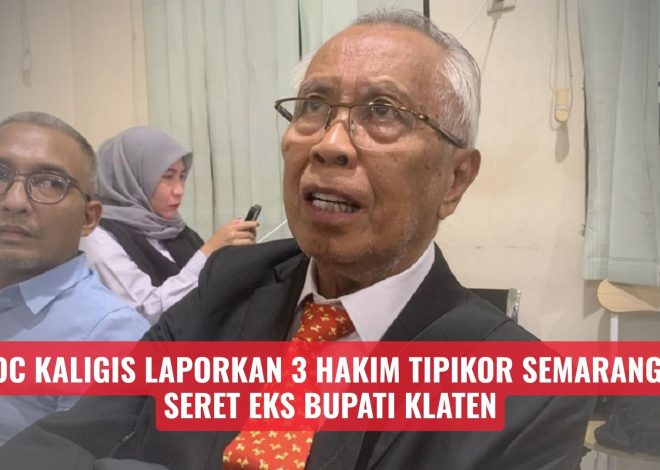OC Kaligis Laporkan 3 Hakim Tipikor Semarang, Seret Eks Bupati Klaten