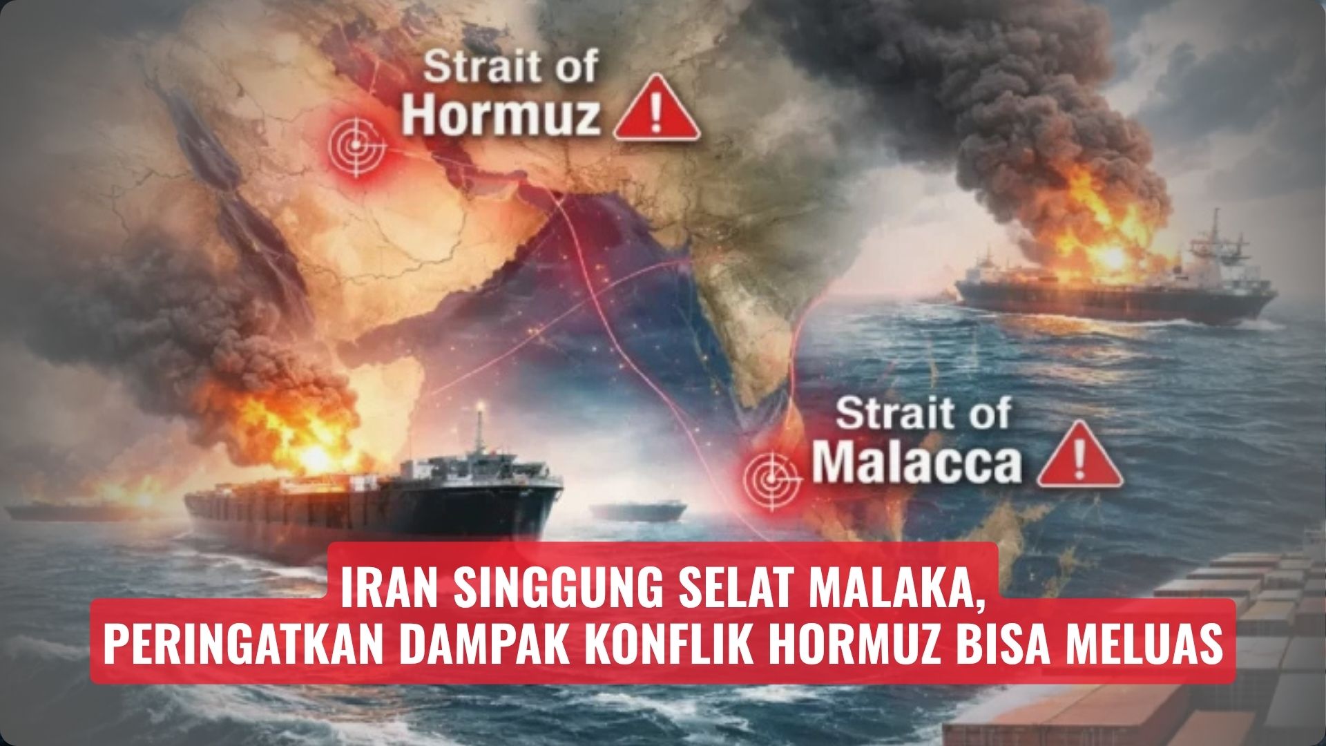 Iran Singgung Selat Malaka, Peringatkan Dampak Konflik Hormuz Bisa Meluas