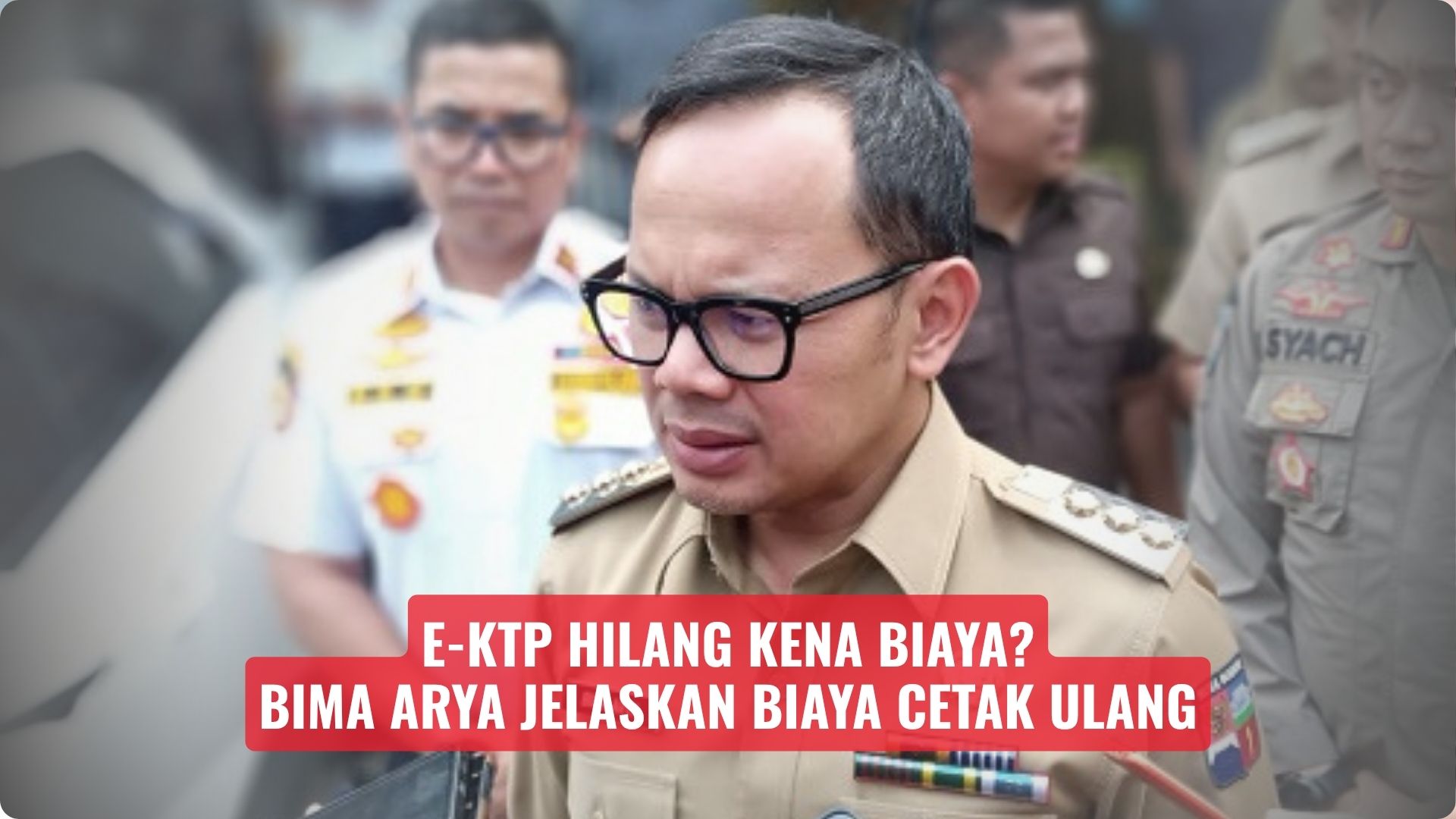 e-KTP Hilang Kena Biaya? Bima Arya Jelaskan Biaya Cetak Ulang
