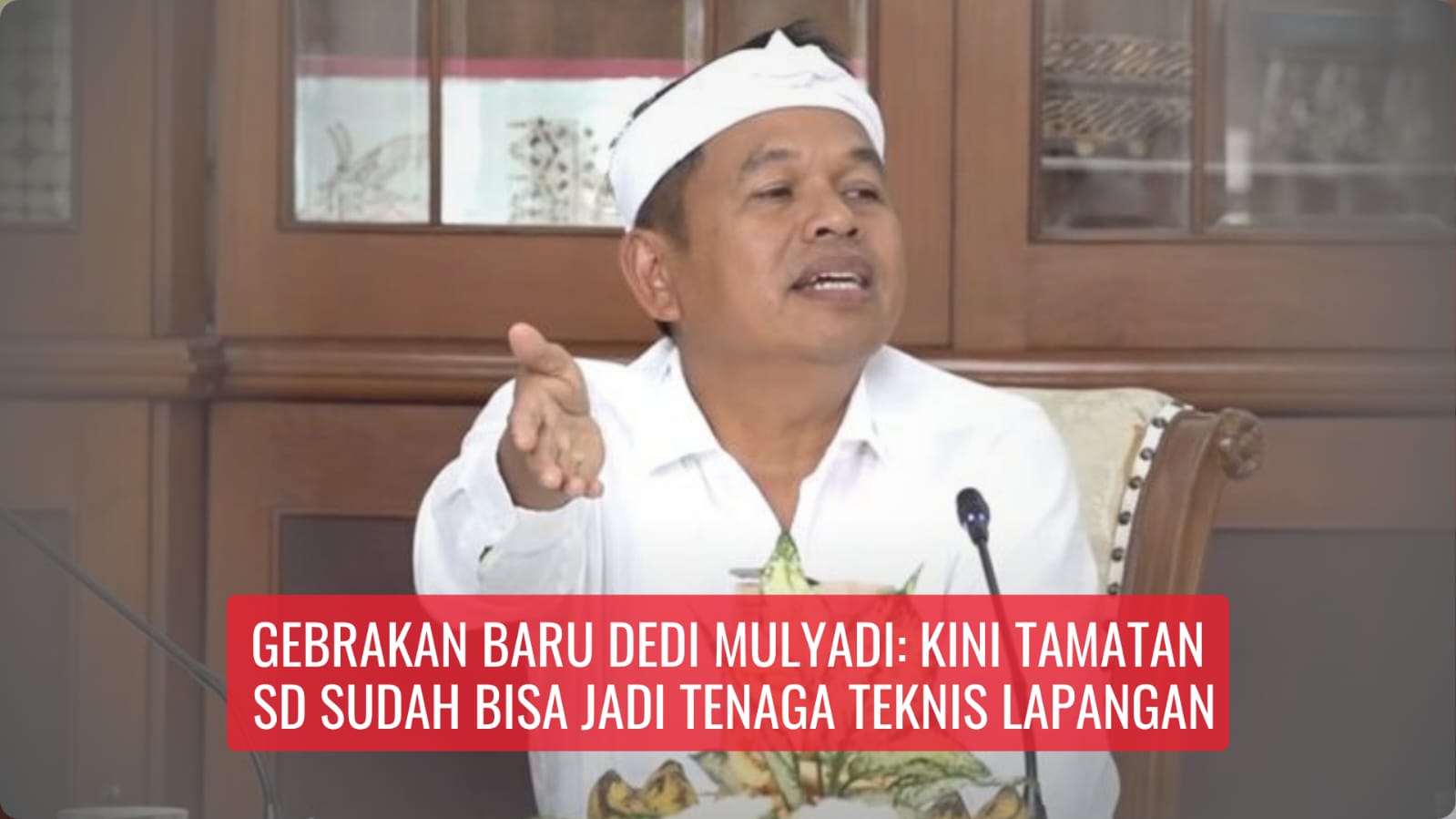 Gebrakan Baru Dedi Mulyadi, Kini Tamatan SD Sudah Bisa Jadi Tenaga Teknis Lapangan