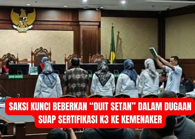 Saksi Kunci Beberkan “Duit Setan” dalam Dugaan Suap Sertifikasi K3 ke Kemenaker