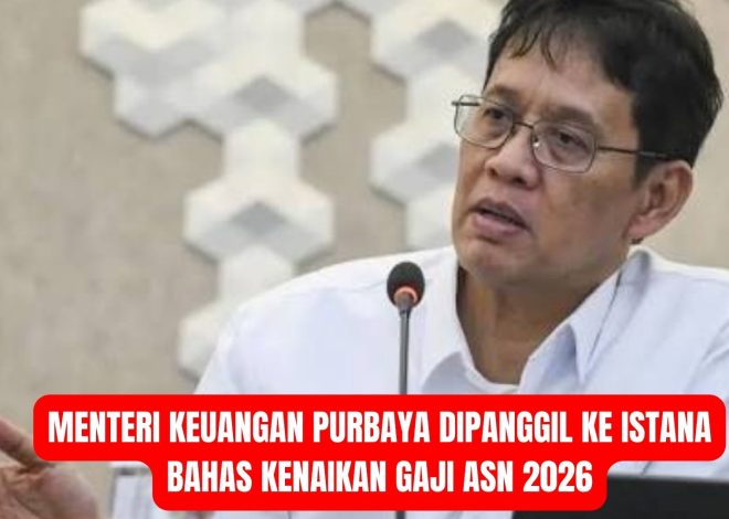 Menteri Keuangan Purbaya Dipanggil ke Istana Bahas Kenaikan Gaji ASN 2026