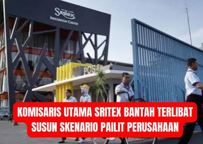 Komisaris Utama Sritex Bantah Terlibat Susun Skenario Pailit Perusahaan