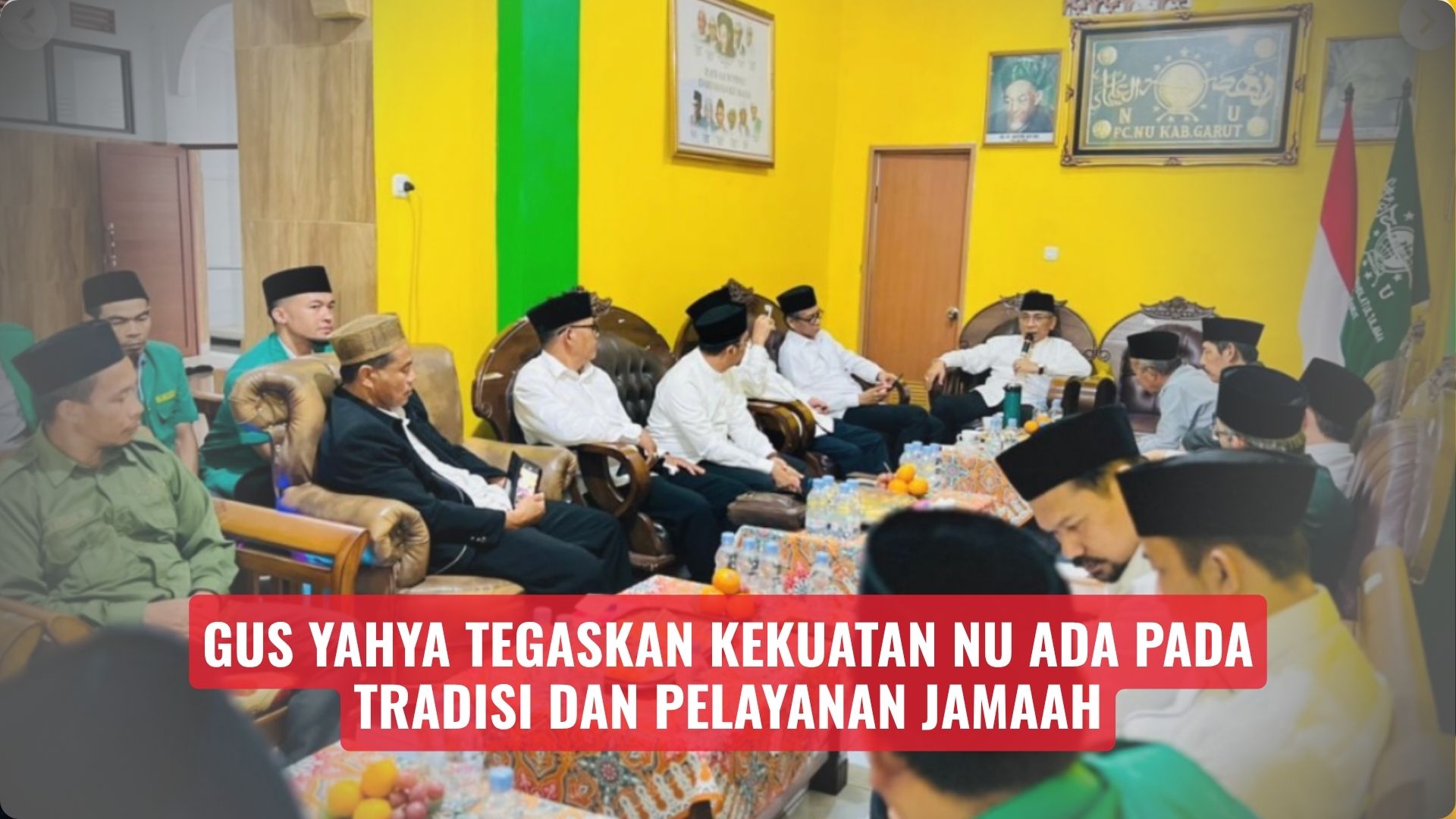 Gus Yahya Tegaskan Kekuatan NU Ada pada Tradisi dan Pelayanan Jamaah