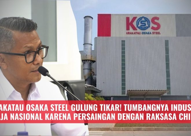 Krakatau Osaka Steel Gulung Tikar! Tumbangnya Industri Baja Nasional Karena Persaingan Dengan Raksasa China