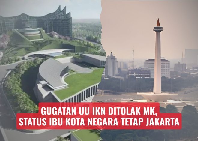 Gugatan UU IKN Ditolak MK, Status Ibu Kota Negara Tetap Jakarta