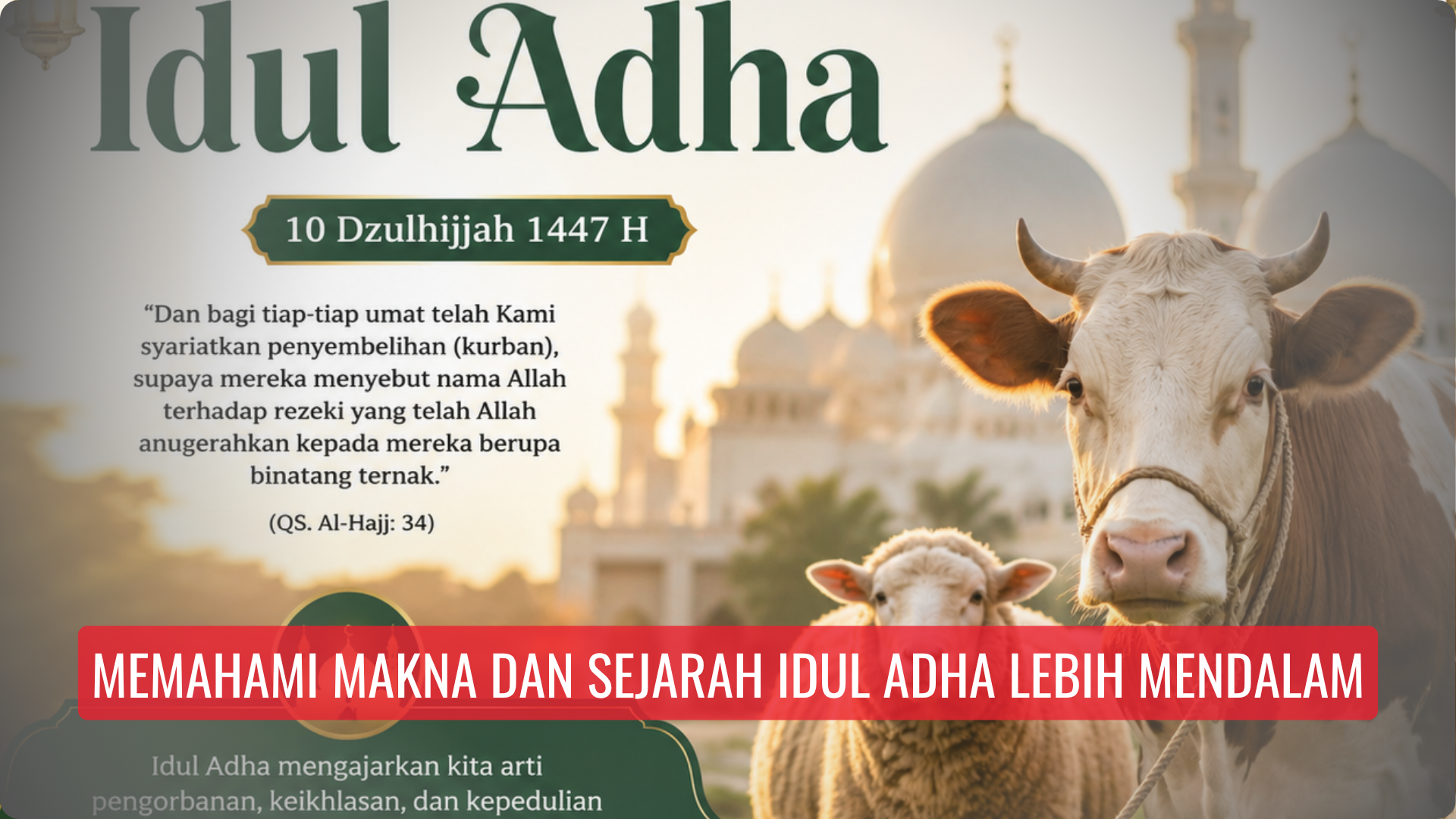 Memahami Makna dan Sejarah Idul Adha Lebih Mendalam