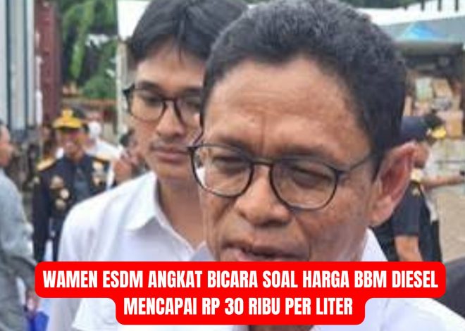 Wamen ESDM Buka Suara soal Harga Diesel Tembus Rp30 Ribu per Liter