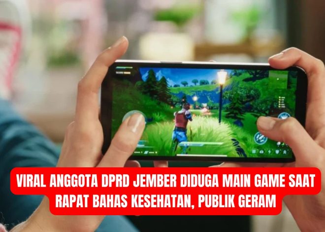 Viral Anggota DPRD Jember Diduga Main Game Saat Rapat Bahas Kesehatan, Publik Geram
