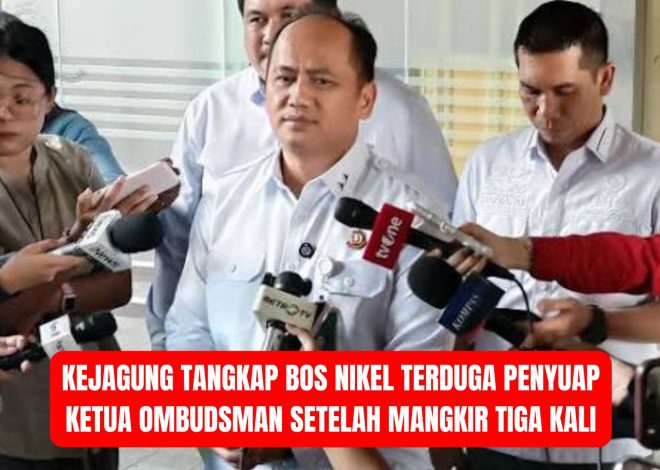 Kejagung Tangkap Bos Nikel Terduga Penyuap Ketua Ombudsman Setelah Mangkir Tiga Kali