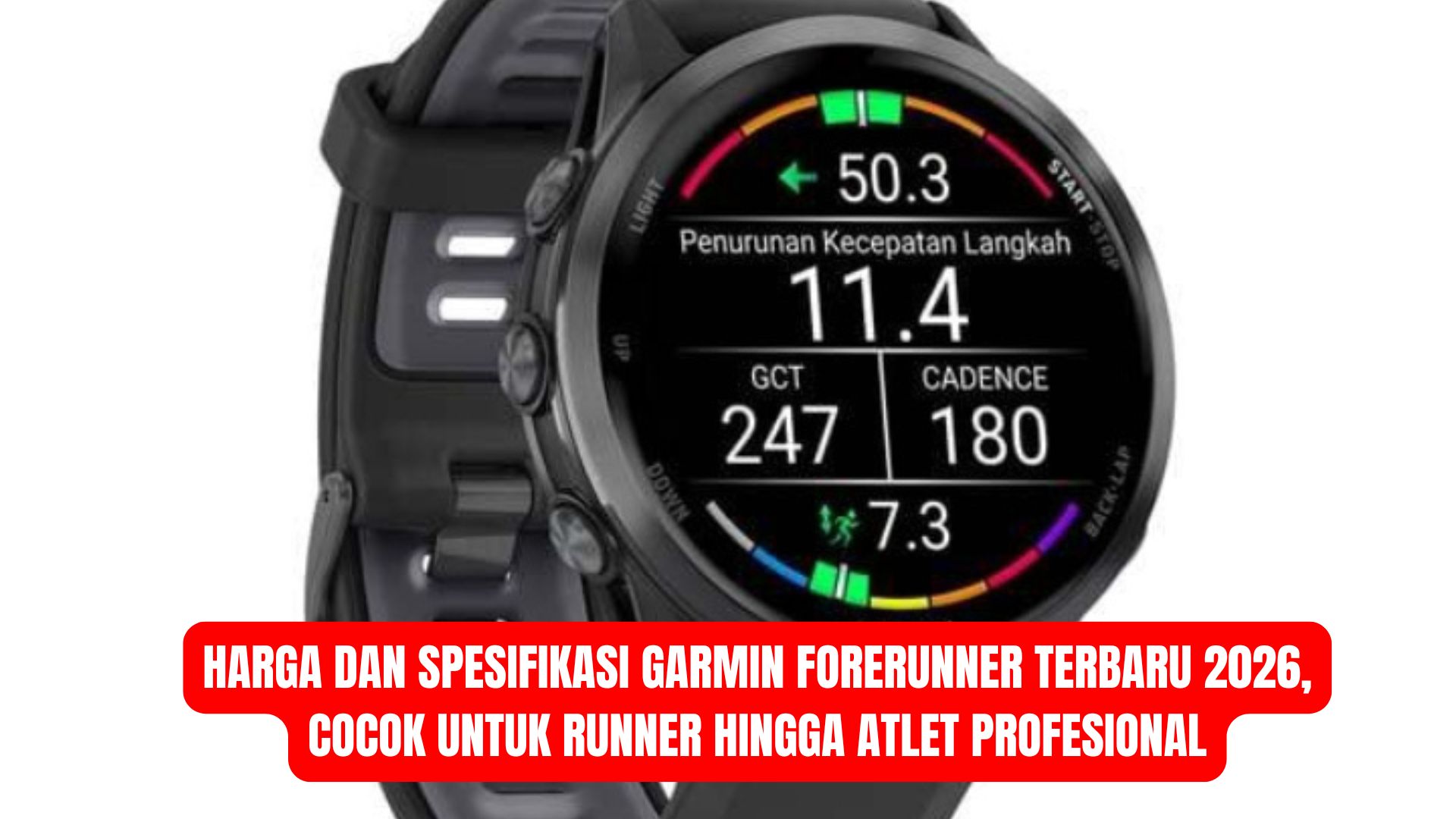 Harga dan Spesifikasi Garmin Forerunner Terbaru 2026, Cocok untuk Runner hingga Atlet Profesional