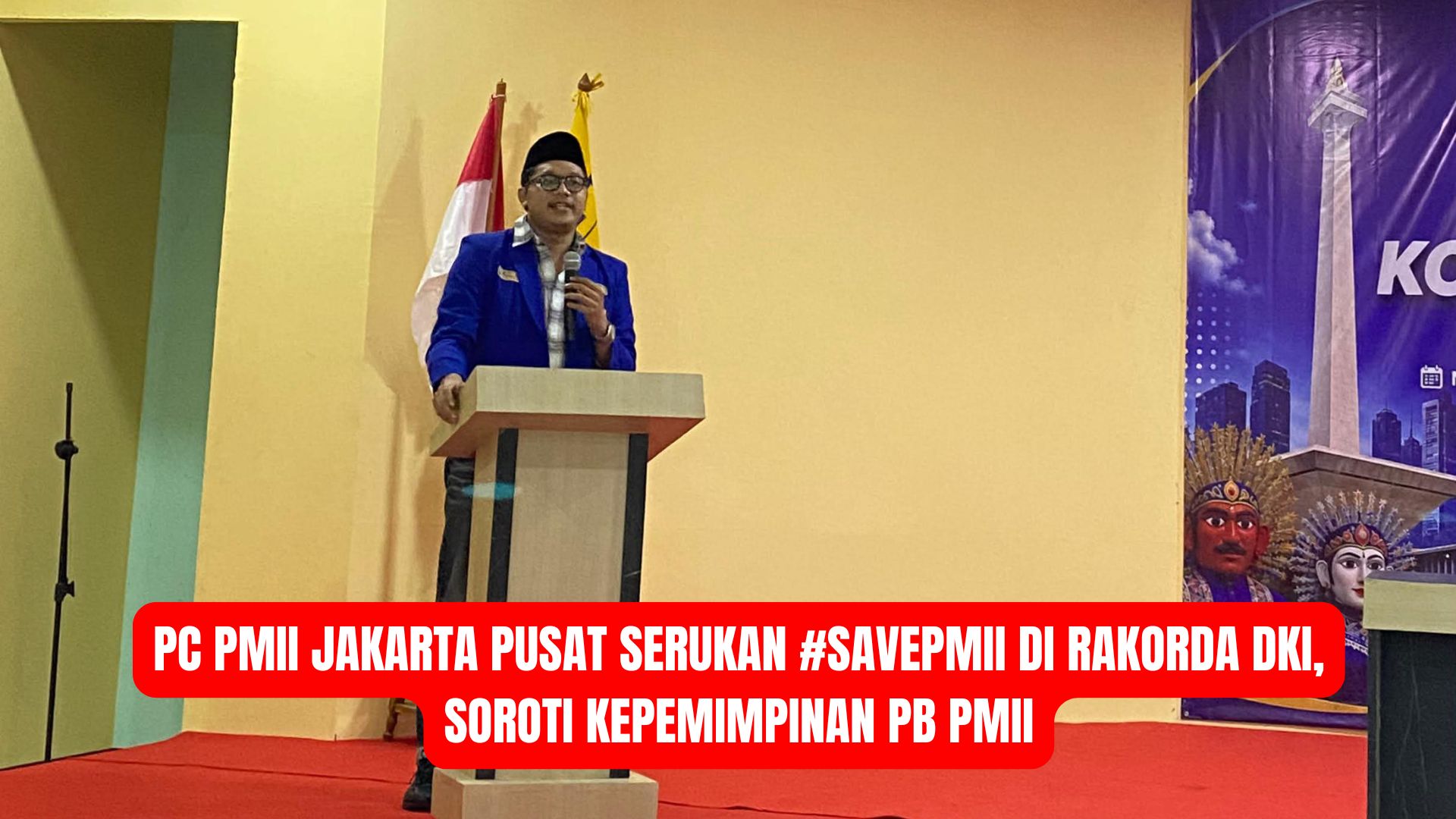 PC PMII Jakarta Pusat Serukan #SAVEPMII di Rakorda DKI, Soroti Kepemimpinan PB PMII