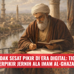 Agar Tidak Sesat Pikir di Era Digital: Tiga Cara Berpikir Jernih ala Imam Al-Ghazali