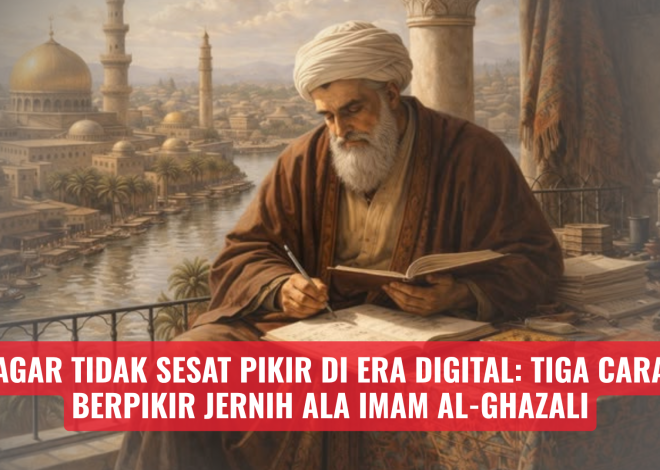 Agar Tidak Sesat Pikir di Era Digital: Tiga Cara Berpikir Jernih ala Imam Al-Ghazali