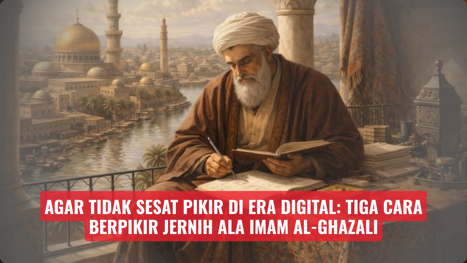 Agar Tidak Sesat Pikir di Era Digital: Tiga Cara Berpikir Jernih ala Imam Al-Ghazali