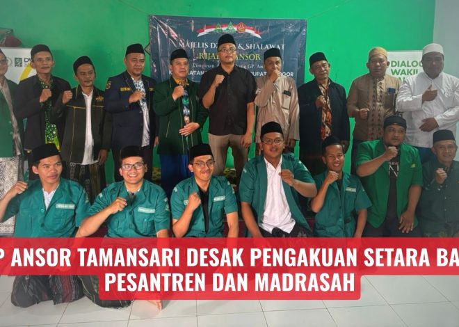 GP Ansor Tamansari Desak Pengakuan Setara bagi Pesantren dan Madrasah