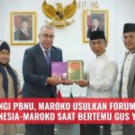 Sambangi PBNU, Maroko Usulkan Forum Ulama Indonesia-Maroko Saat Bertemu Gus Yahya