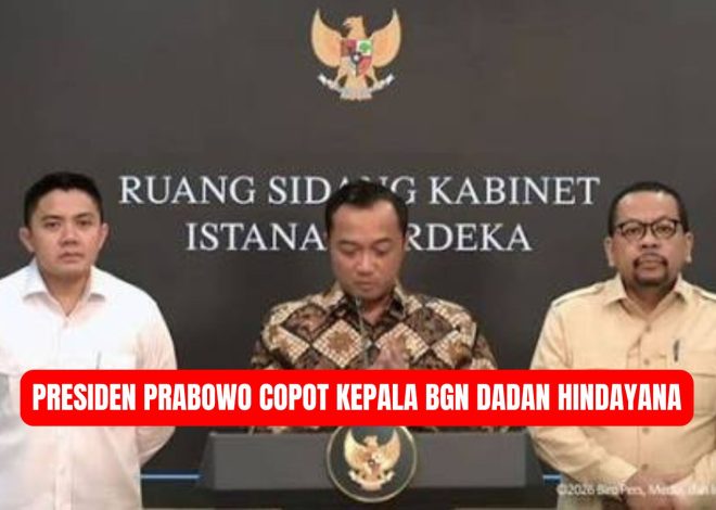 Presiden Prabowo Copot Kepala BGN Dadan Hindayana