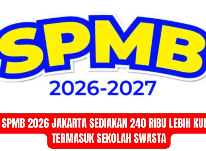 SPMB 2026 Jakarta Sediakan 240 Ribu Lebih Kursi, Termasuk Sekolah Swasta