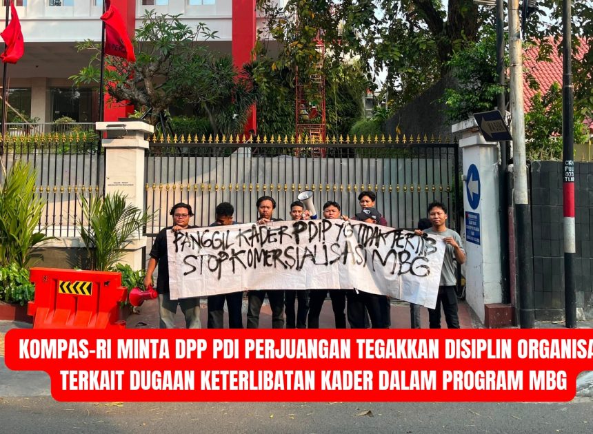 KOMPAS-RI Minta DPP PDI Perjuangan Tegakkan Disiplin Organisasi Terkait Dugaan Keterlibatan Kader dalam Program MBG