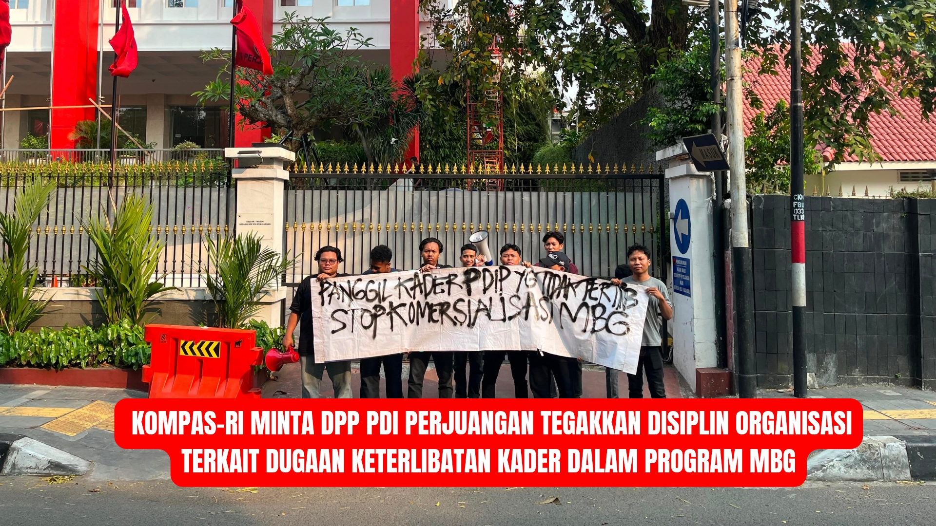 KOMPAS-RI Minta DPP PDI Perjuangan Tegakkan Disiplin Organisasi Terkait Dugaan Keterlibatan Kader dalam Program MBG
