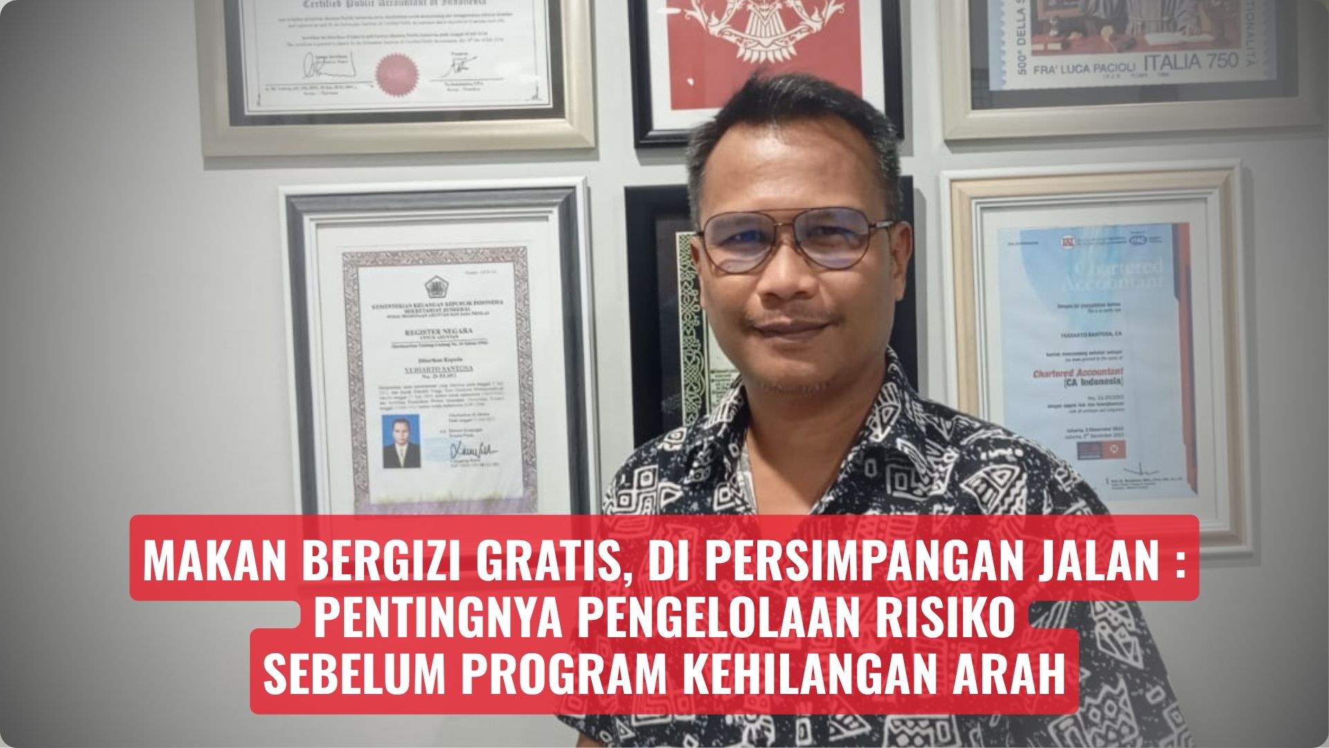Makan Bergizi Gratis, di Persimpangan Jalan: Pentingnya Pengelolaan Risiko Sebelum Program Kehilangan Arah