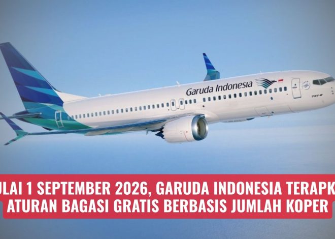 Mulai 1 September 2026, Garuda Indonesia Terapkan Aturan Bagasi Gratis Berbasis Jumlah Koper