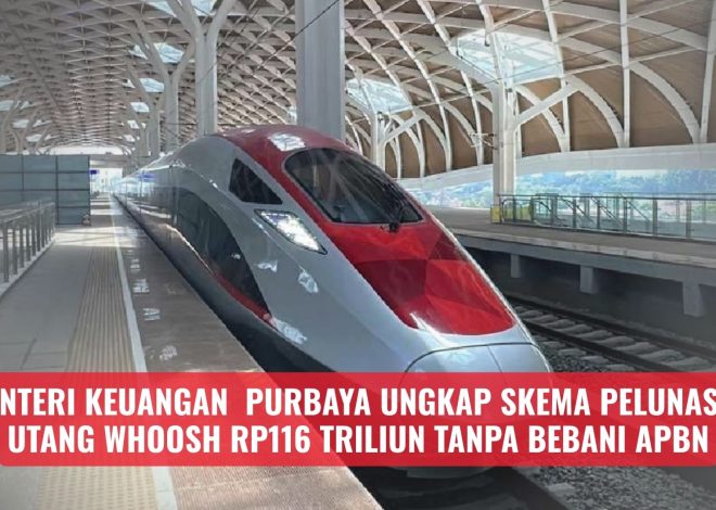 Menteri Keuangan Purbaya Ungkap Skema Pelunasan Utang Whoosh Rp116 Triliun Tanpa Bebani APBN