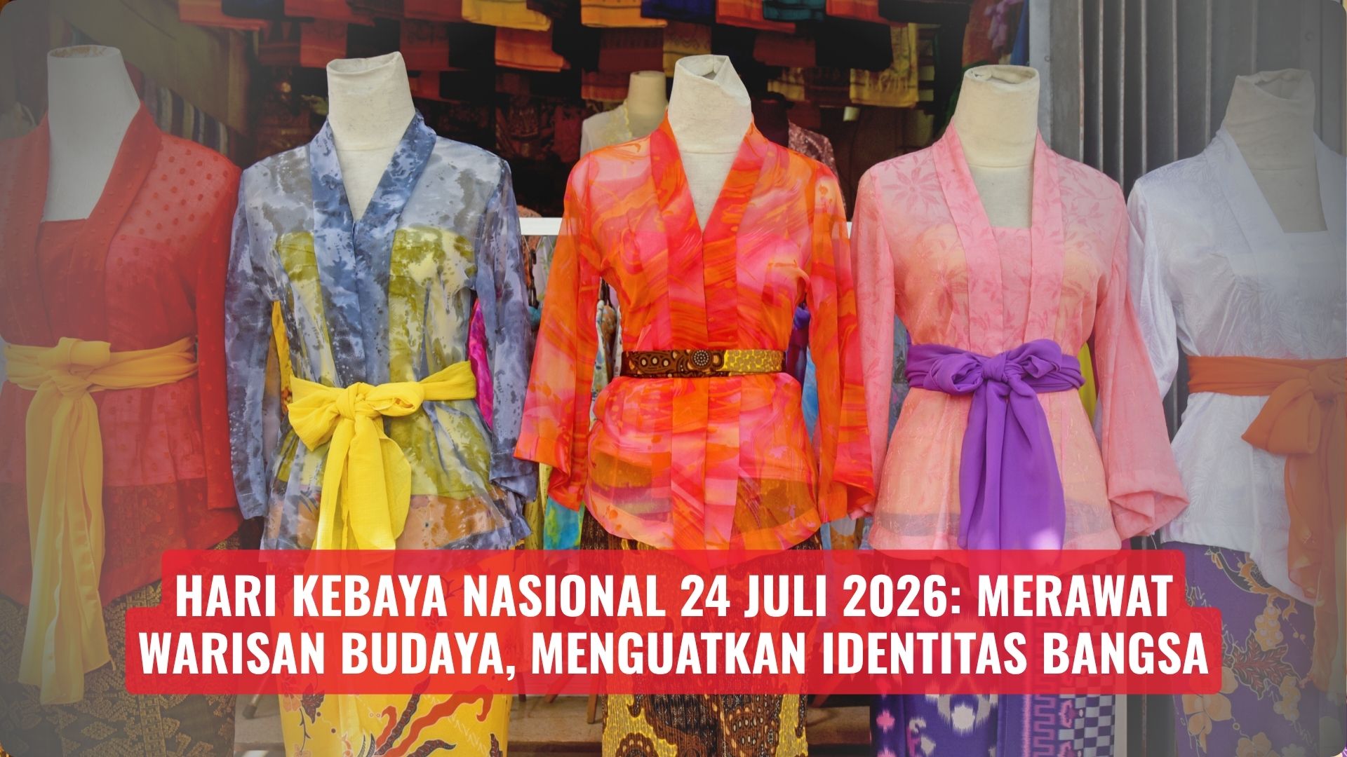 Hari Kebaya Nasional 24 Juli 2026: Merawat Warisan Budaya, Menguatkan Identitas Bangsa
