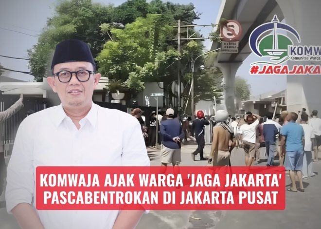KOMWAJA Ajak Warga ‘Jaga Jakarta’ Pascabentrokan di Jakarta Pusat