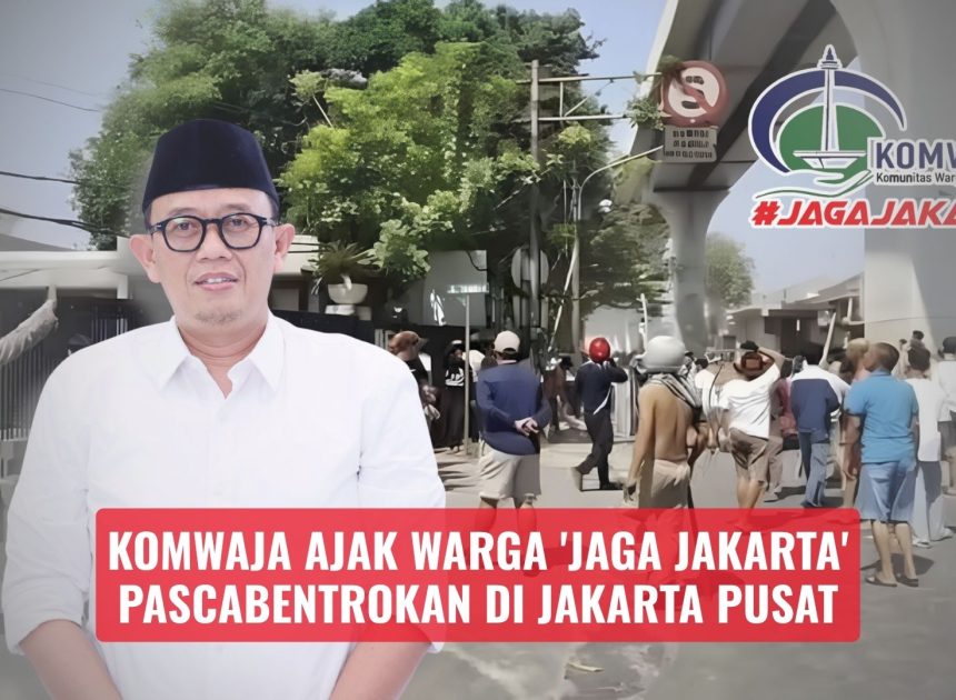 KOMWAJA Ajak Warga ‘Jaga Jakarta’ Pascabentrokan di Jakarta Pusat
