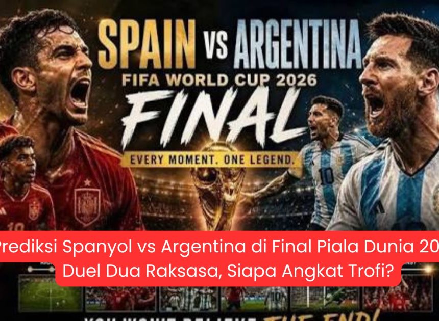 Prediksi Spanyol vs Argentina di Final Piala Dunia 2026: Duel Dua Raksasa, Siapa Angkat Trofi?