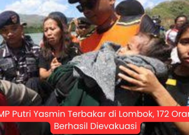 KMP Putri Yasmin Terbakar di Lombok, 172 Orang Berhasil Dievakuasi