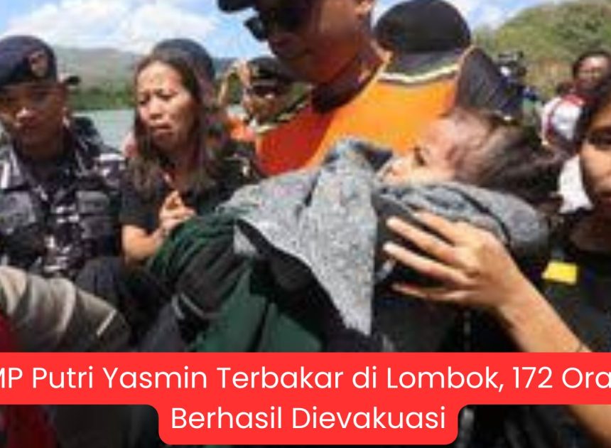 KMP Putri Yasmin Terbakar di Lombok, 172 Orang Berhasil Dievakuasi
