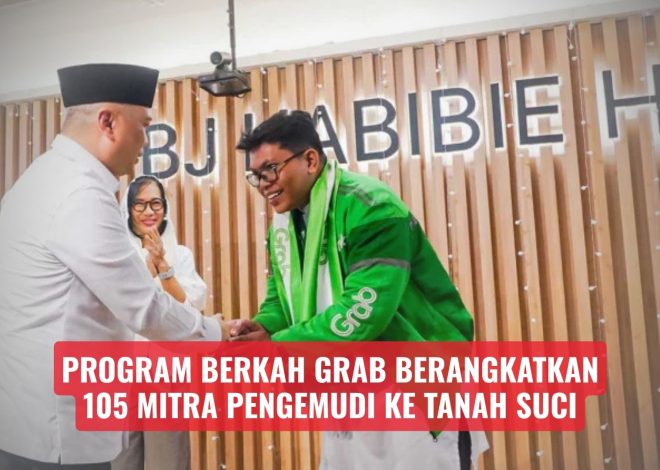 Program BERKAH Grab Berangkatkan 105 Mitra Pengemudi ke Tanah Suci