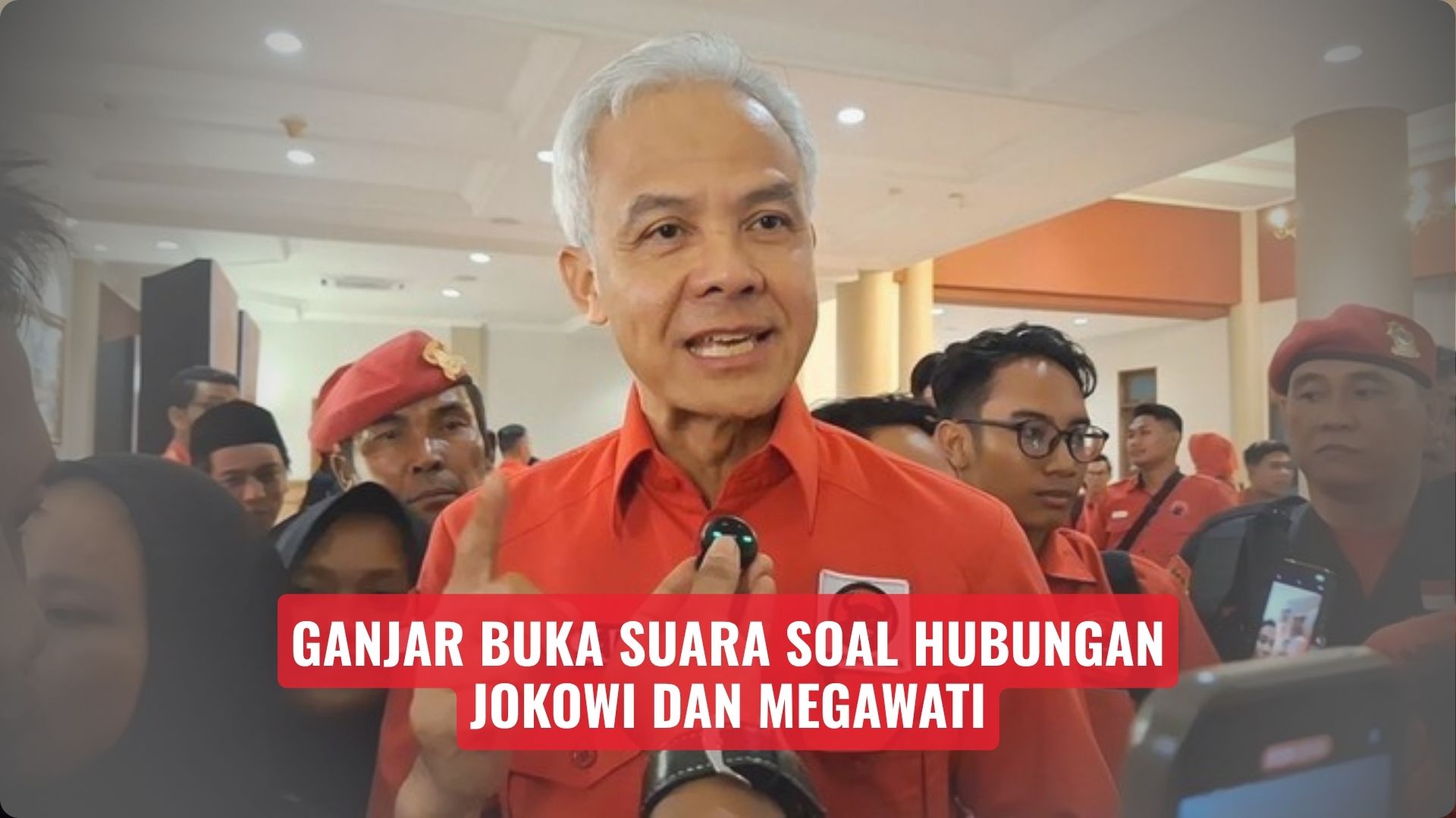 Ganjar Buka Suara soal Hubungan Jokowi dan Megawati