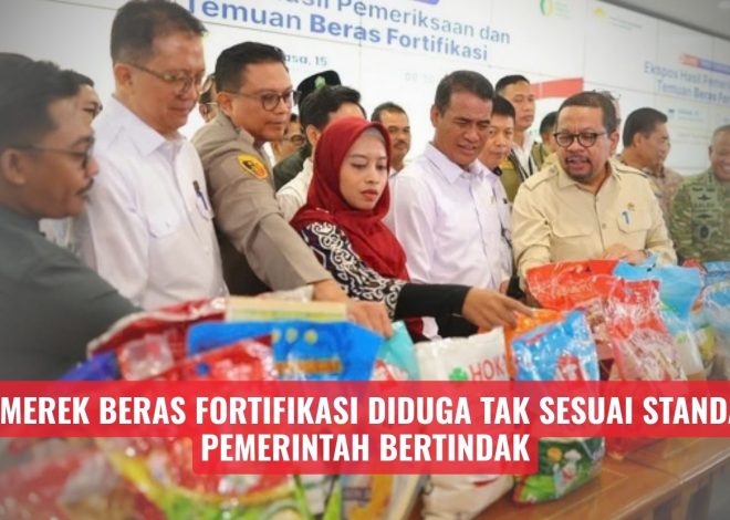 25 Merek Beras Fortifikasi Diduga Tak Sesuai Standar, Pemerintah Bertindak