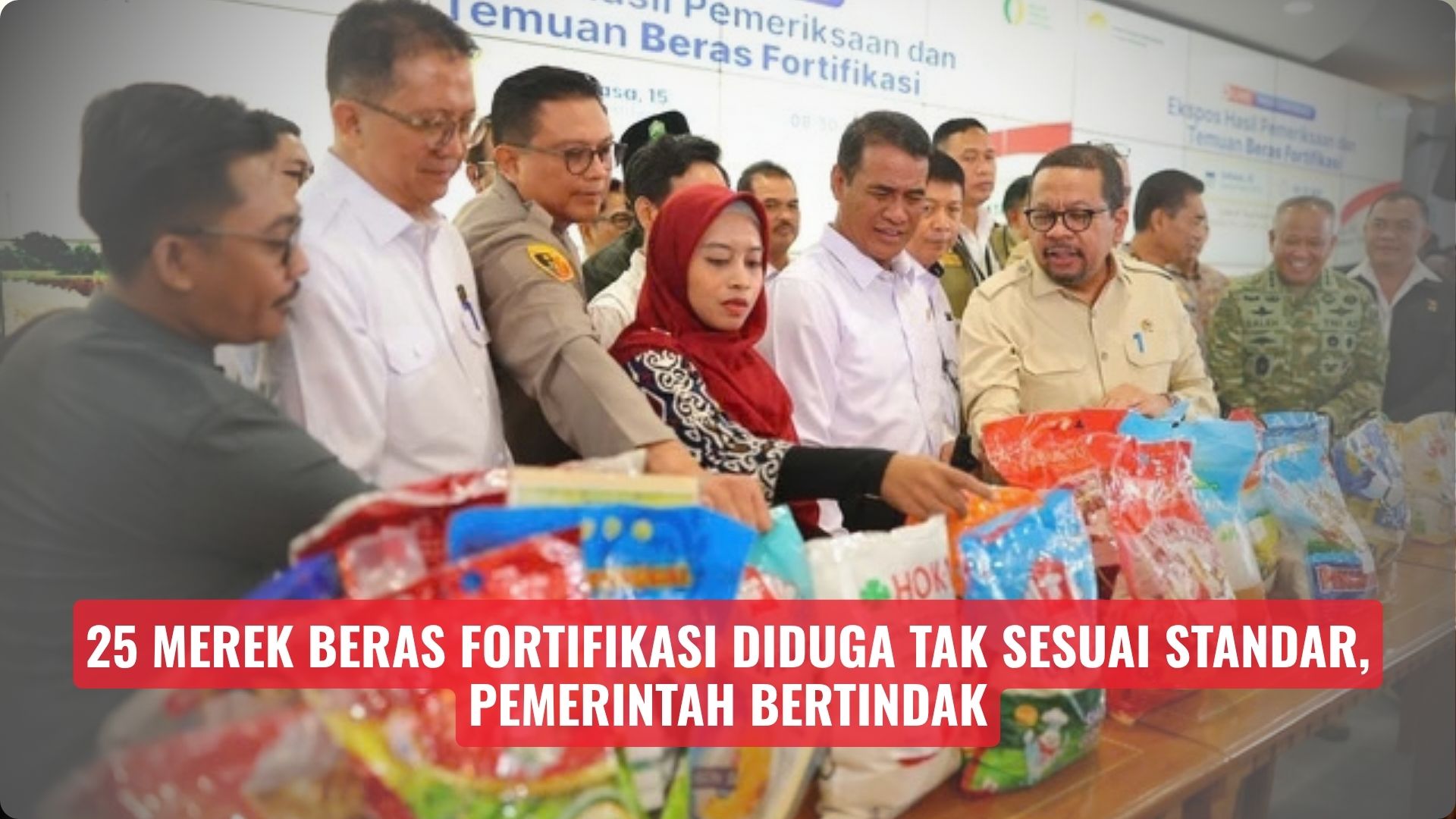 25 Merek Beras Fortifikasi Diduga Tak Sesuai Standar, Pemerintah Bertindak